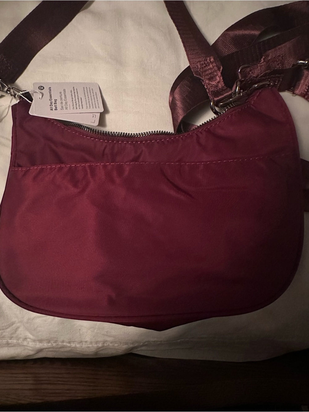 lululemon athletica Burgundy Shoulder Crossbody Bag - Picture 5 of 5